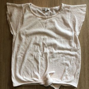 Madewell Knot Front Tee